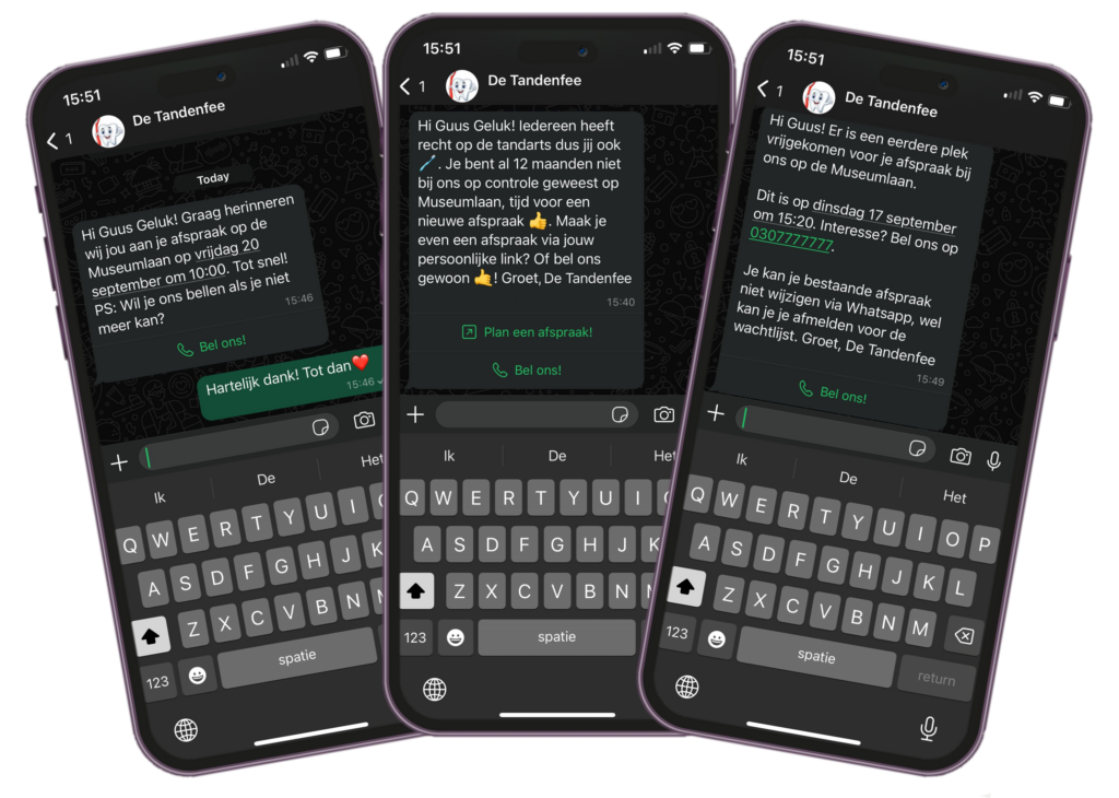 De Tandenfee Whatsapp